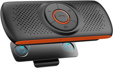 Bluetooth Handsfree Speakerphone for Cell Phone, Wireless Car Kit Music Player A