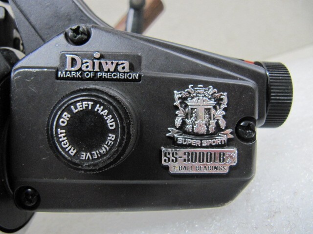 Anodized Daiwa Ss-3000Lbx Old Spinning Reel Good Condition