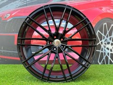 Roues Noires Brillantes ABT GR22 Style R19 Pouces Audi: S'adapte À A4 A5 Q3 Q8