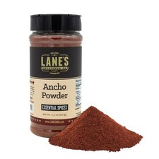 Ancho Chile Powder, 7.3 oz - All Natural Ground Ancho Chili Powder, Sweet S...