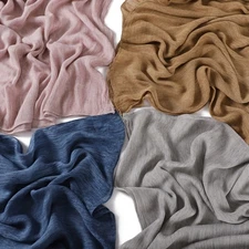 Muslim Wrap Long Scarf Head Cover Shawls Bonnet Islamic Headscarf Arab 185*80Cm