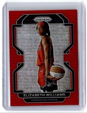 2022-23 Panini Prizm WNBA Red Elizabeth Williams 007/199 Washington Mystics #95