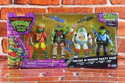 Teenage Mutant Ninja Turtles Mayhem Disguise 4-Pack Mutation Walmart Exclusive