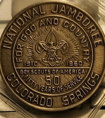 10 Coin Set BSA National Jamboree Commemorative Coin Token Set Pewter
