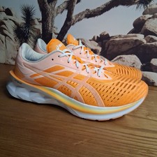 Asics Mens Novablast 1011B072 Orange Pop Runn...