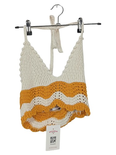 ZARA Top Donna Multicolore con Bretelle Estivo (INT S)