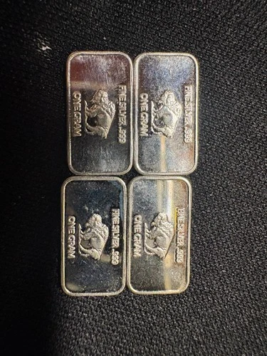 1 Gram Fine Silver Bar - Buffalo Design