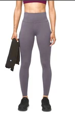 Lululemon Fast and Free Tight II 25" Non-Reflective Nulux Violet Verbena Sz 6