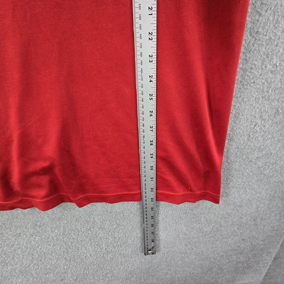 Polo de los San Francisco 49ers para hombre 5X rojo ropa del equipo de la NFL logotipo ropa deportiva Foto 4 de 4