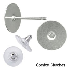 Earstuds: 500 x 10mm USA Studs - Comfort Clutch