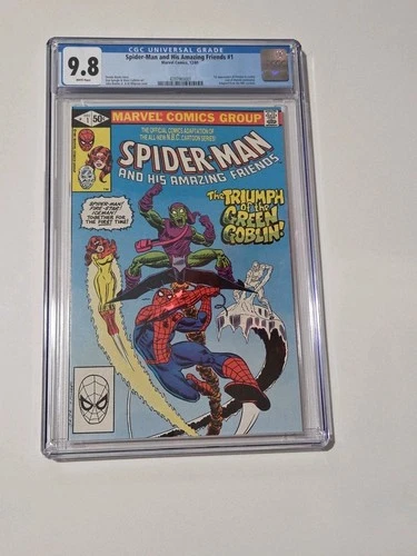 Spider-Man and His Amazing Friends #1 CGC 9.8 1st Ap Firestar 1981 Green Goblin