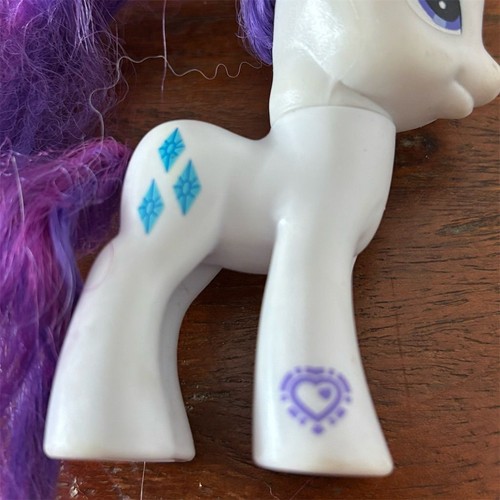 My Little Pony Rarità Unicorno Figura L'amicizia è magia G4 3" Viola - Foto 3 di 7