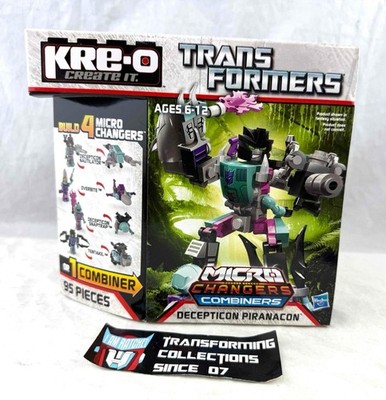 Transformers Kre-O Create It Micro Changers Combiners Piranacon Set MISB
