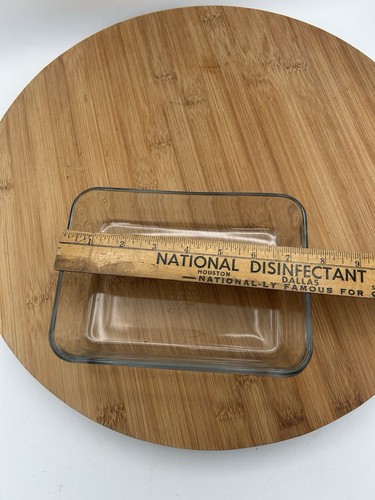 Pyrex 7210 Klar Kasserolle Backform 3 Tassen Rechteck Ofengeschirr 7" x 5" x 1,5" - Bild 3 von 4
