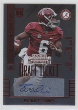 2015 Contenders Draft Picks College Ticket Red Foil Blake Sims (SEC 60) Auto 2r7