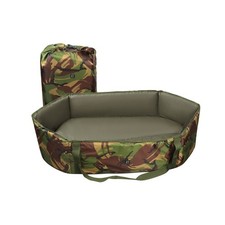 Carp Cradle Fishing Unhooking Mat Oval DPM Camo With Carry Bag - Carper Tackle