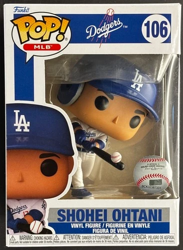 FUNKO POP MLB SHOHEI OHTANI HITTING #106 LOS ANGELES DODGERS