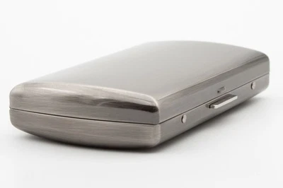 Pearl 12 King Size Cigarette Case 21726-81 Silver/2seitig/ Gift Case - Image 1 of 4