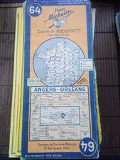 Carte Michelin n° 64 "Angers - Orléans"