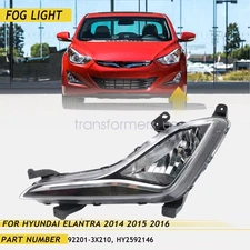 For 2014 2015 2016 Hyundai Elantra Left Fog Light Assembly 92201-3X210 HY2592146