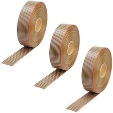3pcs 50P Multicolored Dupont Jumper Ribbon 1M/3.3Ft Cables for Arduino Breadb...