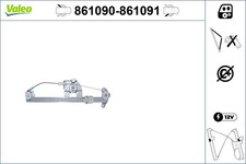 Fensterheber VALEO 861090 f&uuml;r MERCEDES KLASSE W202 Model S202 180 202 018 078