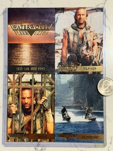 1995 Fleer Ultra Water World Uncut Promo Sheet/card 5x7