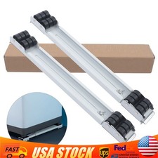 2pcs Extendable Adjustable Washing Machine Stand Movable Furniture Roller Base