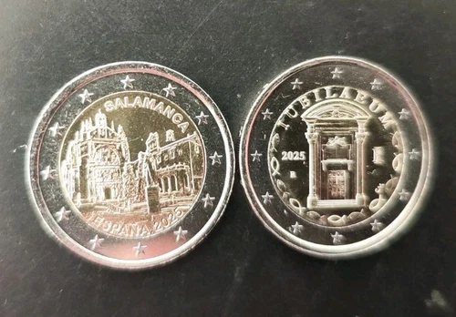 Lot 2 x 2 euros commémo  2025 NEUVE