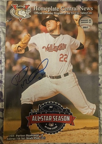 2017 Parker Mushinski Signed Autograph Tri-City Valleycats Program - Picture 2 of 3