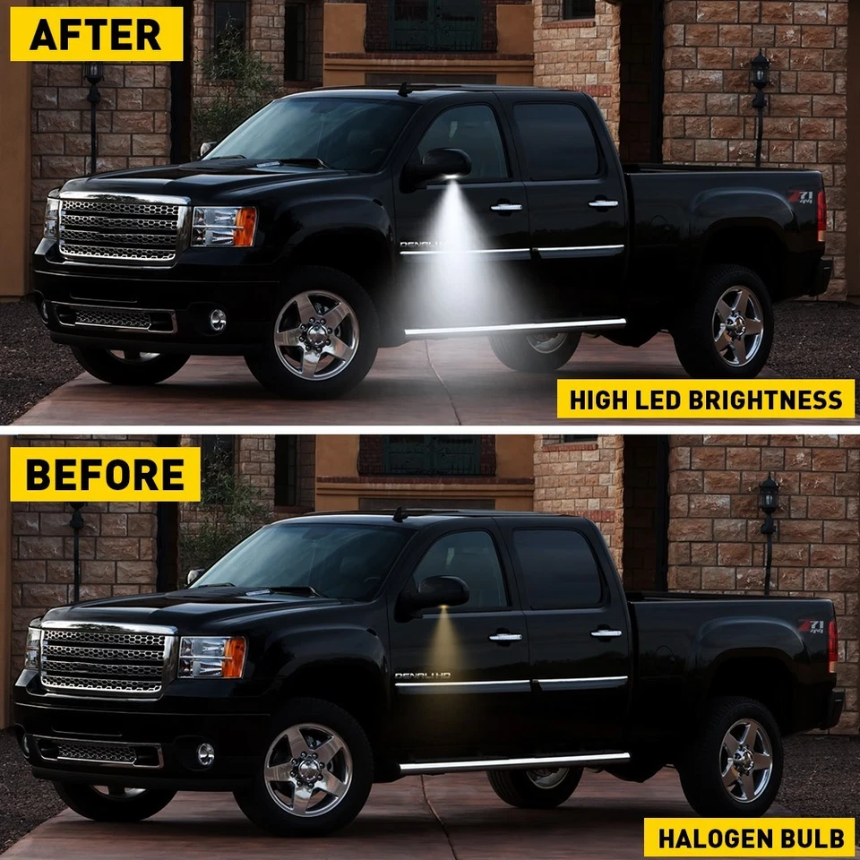 2 светодиодных лампы в сборе для бокового зеркала 15875000 для Chevy Silverado Chevrolet - Изображение 4 из 4