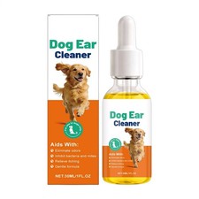 Ear Clear Natural Dog Ear Cleaner and Infection Treatment for Dogs - 1 oz Bottle