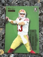 2022 Wild Card Matte Rookie Brock Purdy San Francisco 49ers. rookie card picture
