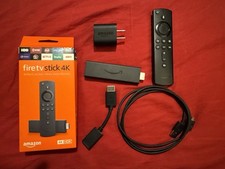 Amazon Fire TV Stick 4K HDR Alexa Voice Remote HDMI Media Streamer Black