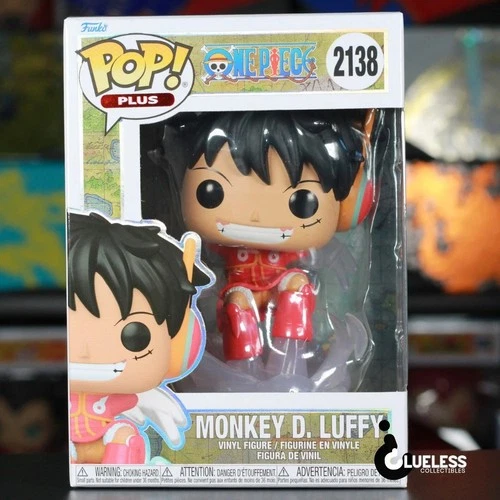 Funko Pop! Plus Egghead Island One Piece Monkey D. Luffy #2138 And Pop Protector
