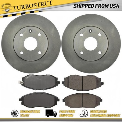 Front OE Brake Rotors Brake Pads Kit for 2004-2006 Chevrolet Epica 2.5L