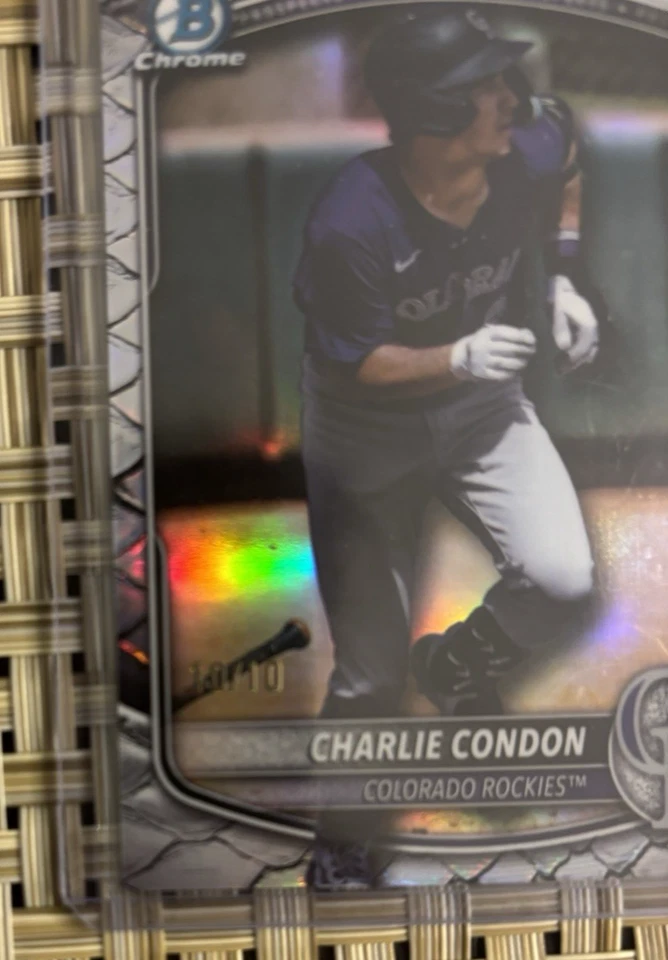 Lote 2025 Bowman #d RC Gonzalez Auto /50, Condon /10, Muncy 1/50, Cruz Auto /150 - Imagem 3 de 4