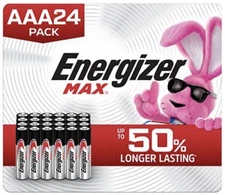 Energizer MAX AAA MFR Sealed 24 Pack Alkaline Batteries Exp 12/2037 Free Ship