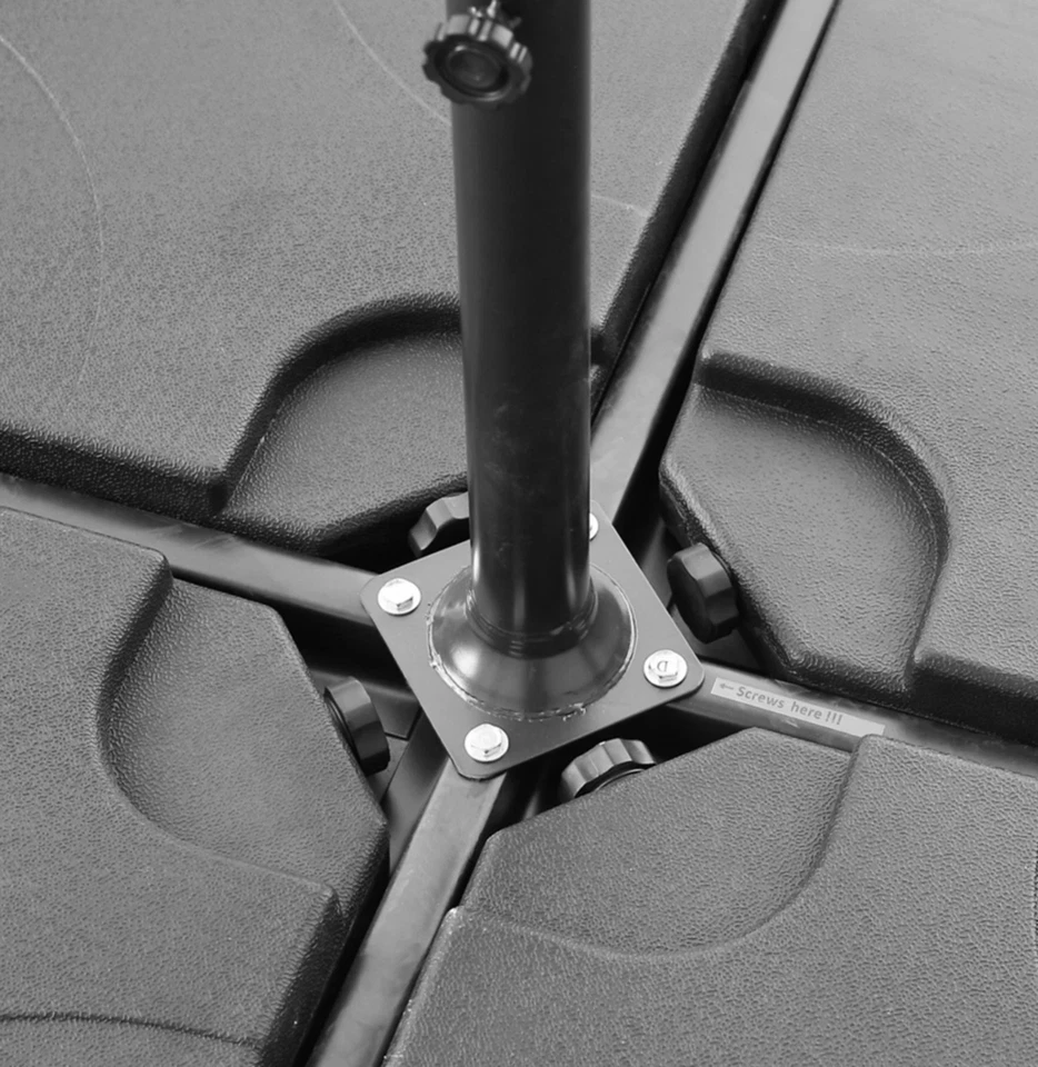 Pesas paraguas exteriores Westin de 4 piezas placas base de alta resistencia relleno de arena de agua Foto 2 de 4