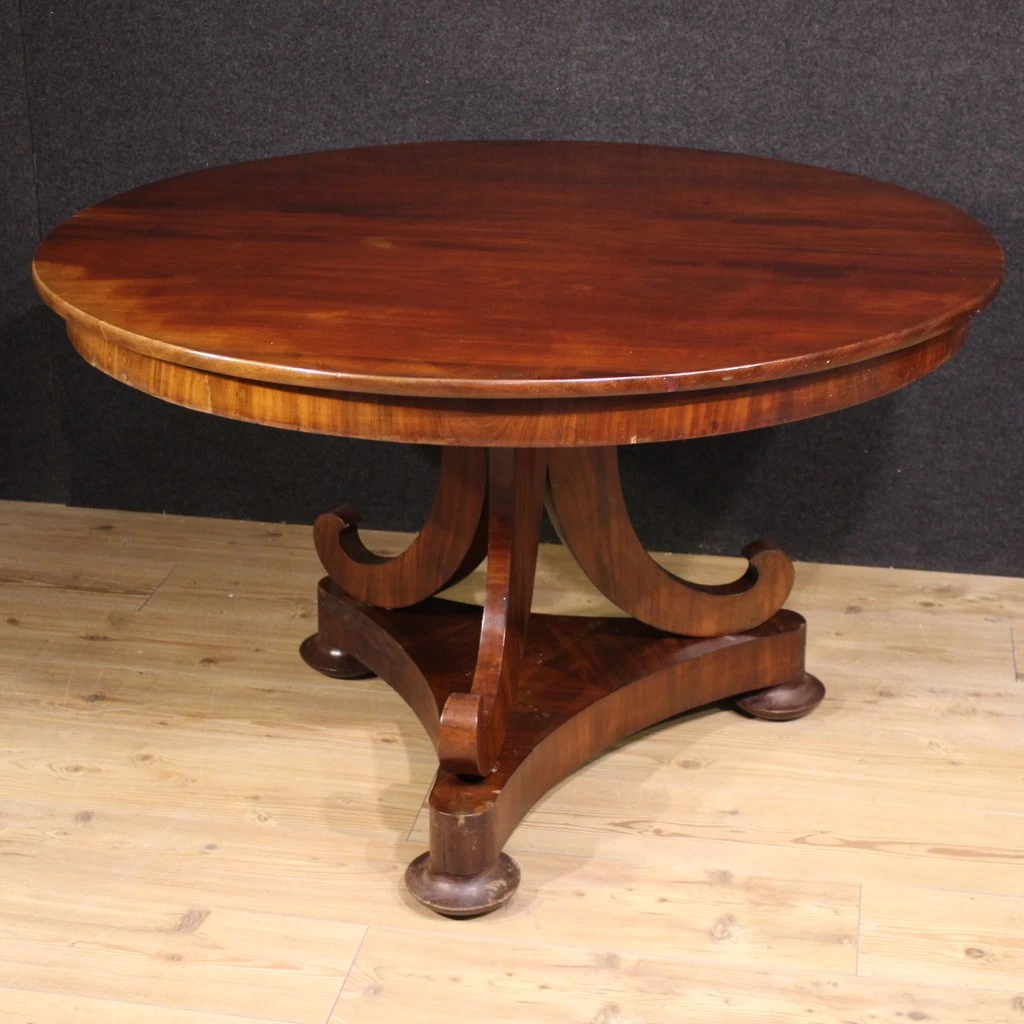 Table ronde d'extérieur ancienne métal (France, c.1900) - France Table ronde d'extérieur ancienne métal (France, c.1900) - France