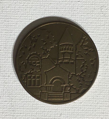 Moneta medaglia centenario vintage 1991 Fairbanks Museum St. Johnsbury Vermont