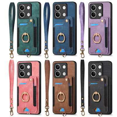 Hülle für Xiaomi Redmi K70 K70E Note 13 Pro + Handy Tasche Wallet Schutz Case