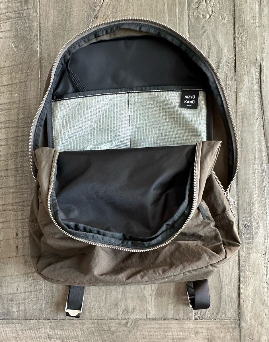 Nizyu Kano Japan Light Nylon Backpack Mocha Brown Color Nizyu Kano Japan Light Nylon Backpack Mocha Brown Color