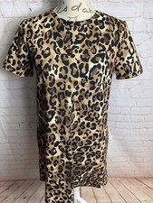 Women’s Zara Trafaluc Animal Print Dress Size Small (8-10) New With Tags