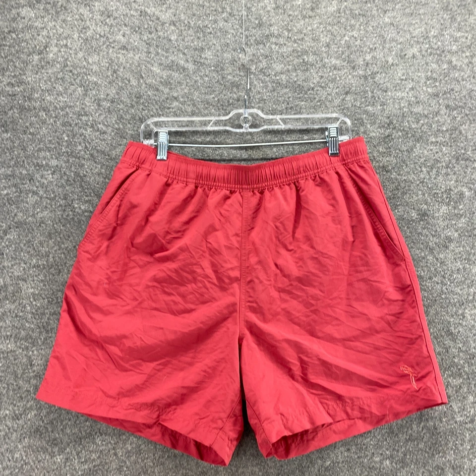 Карибские плавки мужские L большие красные без застежек с подкладкой высокая талия эластичные - Изображение 3 из 4