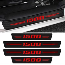 4pcs For Chevy Silverado 1500 Letters Cab Truck Door Sill Cover Step Protectors