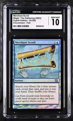 MERCHANT SCROLL 8th Edition Foil CGC 10 Gem Mint MTG [Nostalgium] | eBay