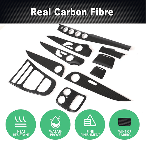 DRY Carbon Mittelkonsole Schalttafel Armaturenbrett Trim für Benz W213 E300 E350 - Bild 4 von 20