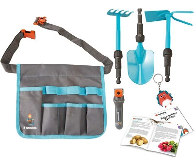 Happy People GARDENA Gürteltasche für Kinder mit Werkzeug Schlüsselanhänger
