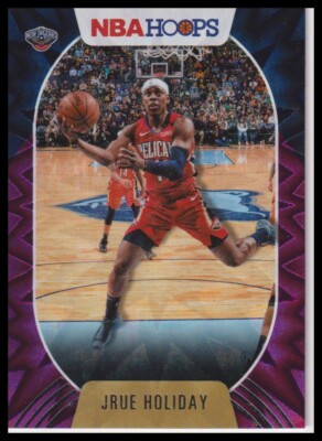 2020-21 Hoops #137 Jrue Holiday Purple Explosion